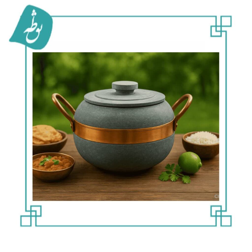 Stone cauldron for 4 people